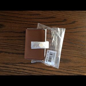Michael Kors brown leather tan wallet